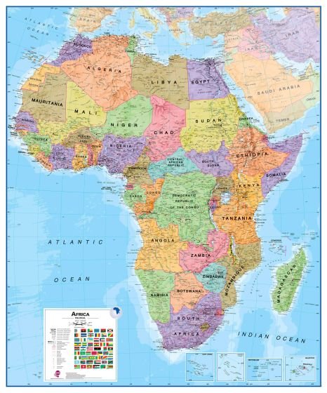 different countries in africa